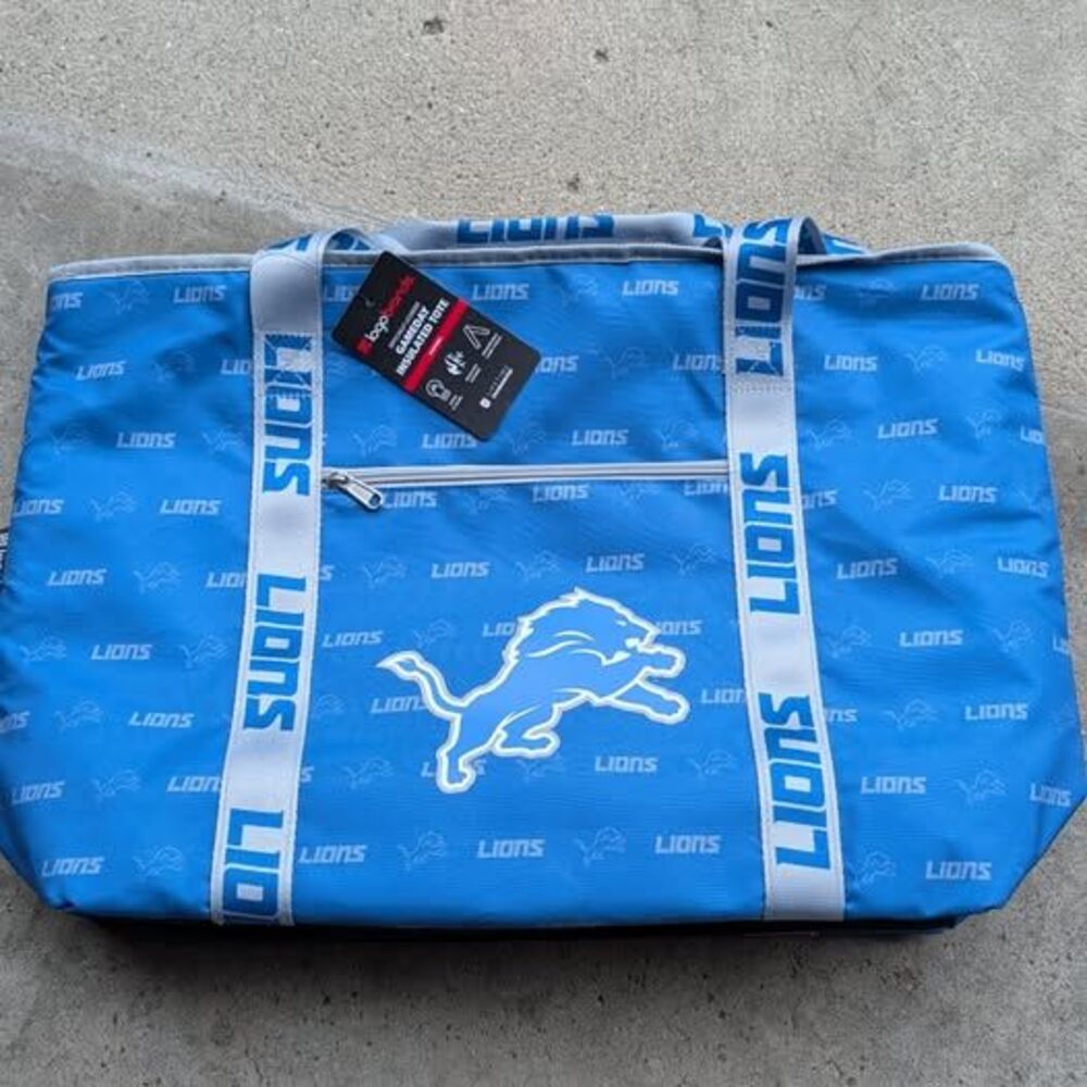 🆕 BRAND NEW Detroit Lions Gameday Insulated Cooler Tote Bag
